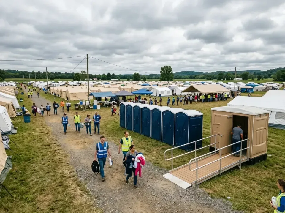 disaster-relief-camp-restrooms-010 — frequently asked questions, Dumpster & Portable Bathrooms Rental in Staunton, VA